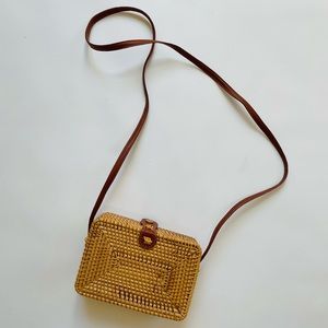 Rattan Shoulder Bag